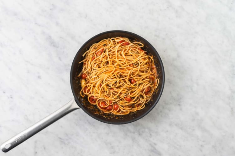 Mantecare gli spaghetti