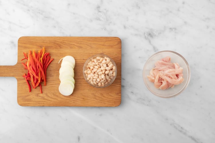 Preparare gli ingredienti