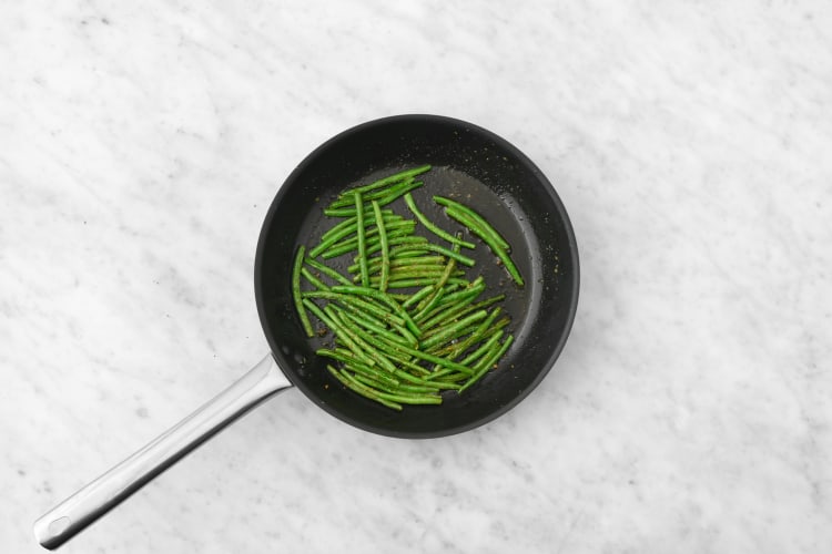 Cuire les haricots verts