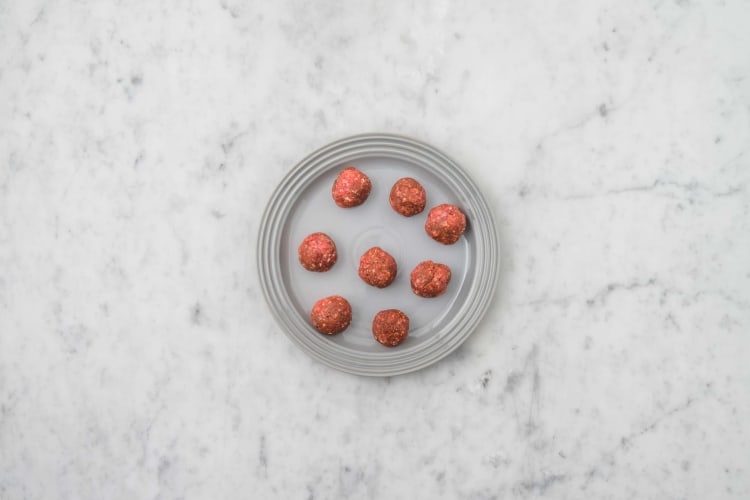 Préparer les boulettes de viande