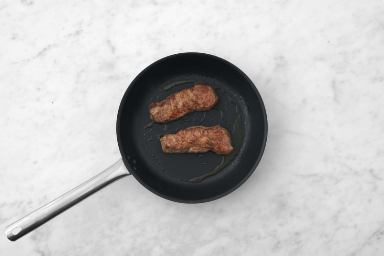 Cuire le steak