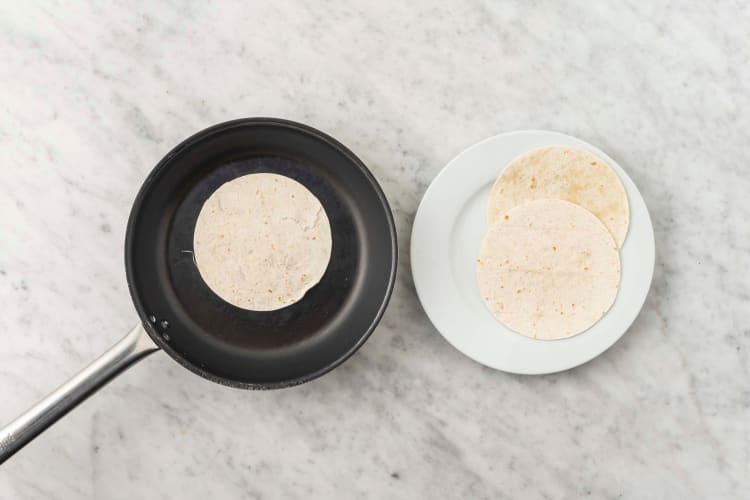 Scaldare le tortillas