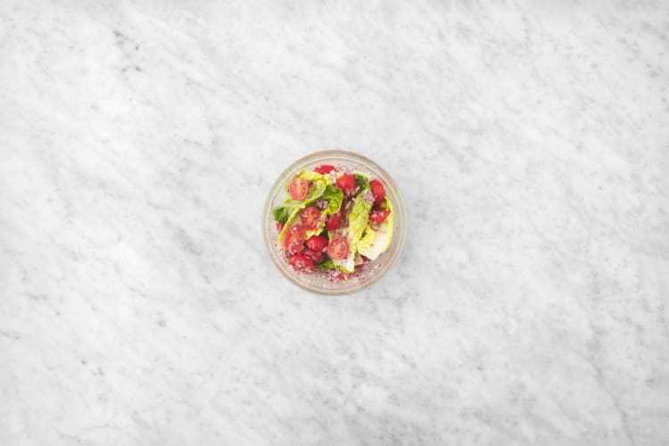 Préparer la salade