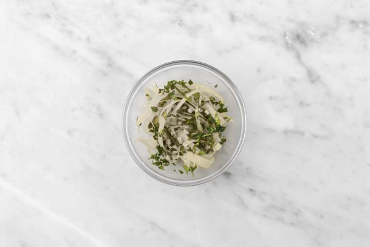 Förbered sallad