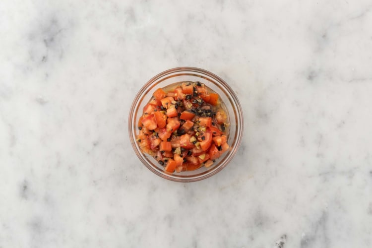 Make olive tapenade