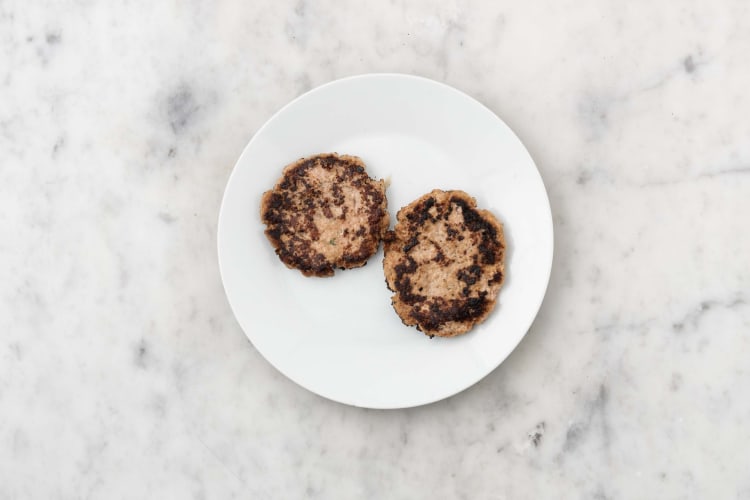 Make plant-based ground protein patties