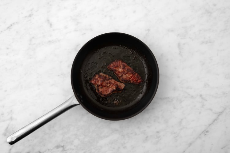 Cuire le steak