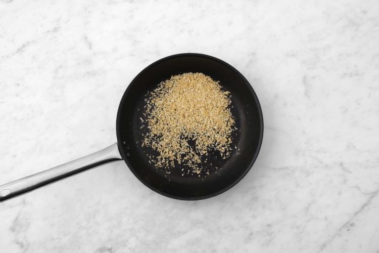 Prep and toast panko