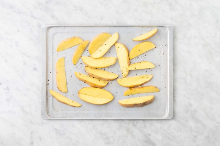 Prep the Sesame Wedges