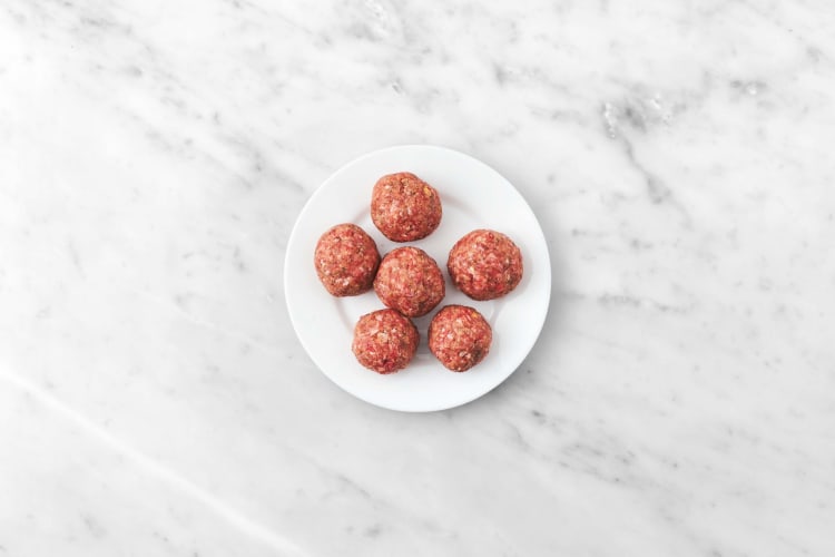 Préparer les boulettes de viande