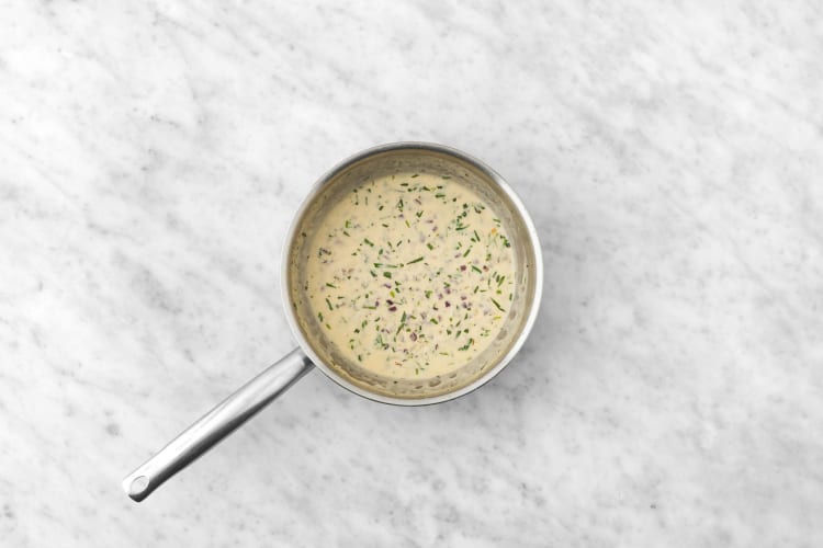 Préparer la sauce