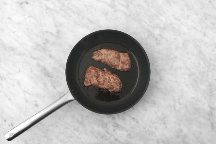 Steak bakken