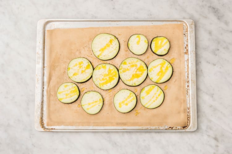 Aubergine backen