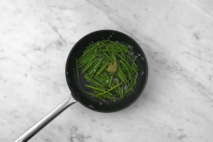 Préparer les haricots verts