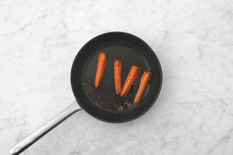 Faire les carottes glacées