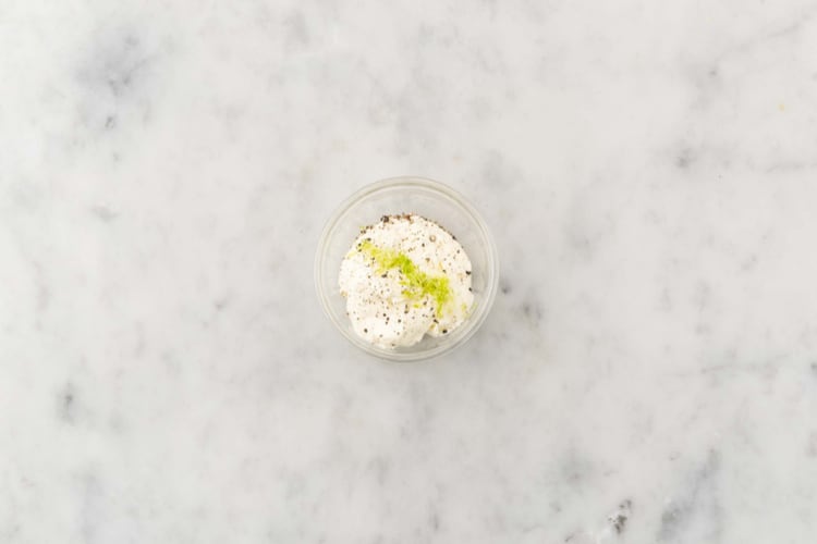 Mix the Creme Fraiche