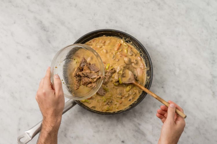 Stroganoff kochen