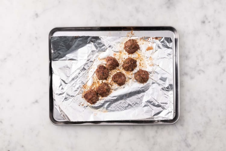 Form and roast meatballs