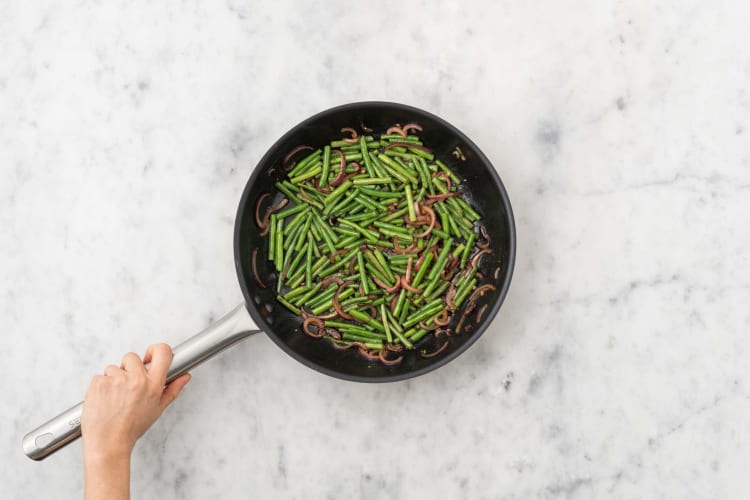 Cuire les haricots verts