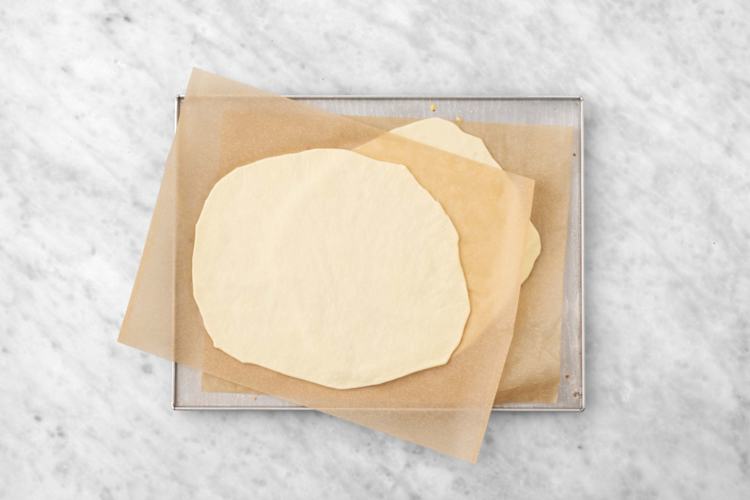 Forbered pizzadeig