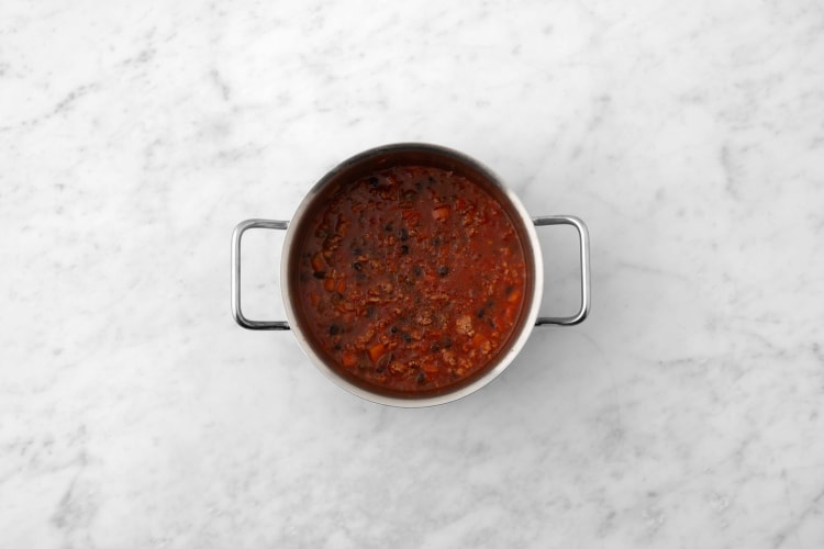 Simmer chili