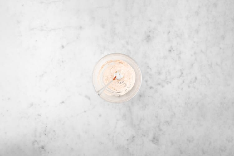 Mix the Harissa Aioli