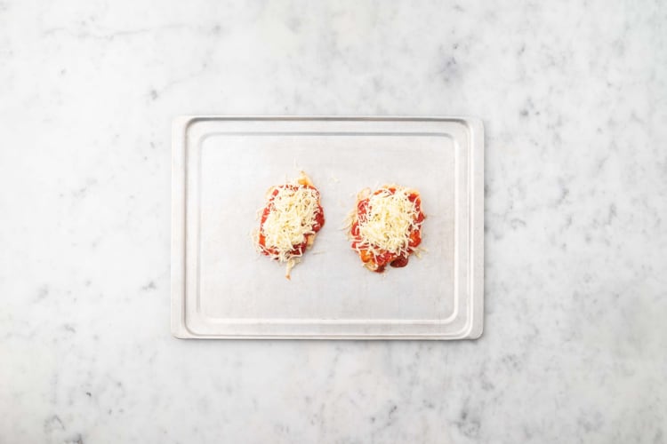 Bake your Chicken Parmigiana