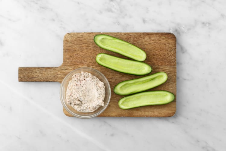 Prep your Cucumber Boats