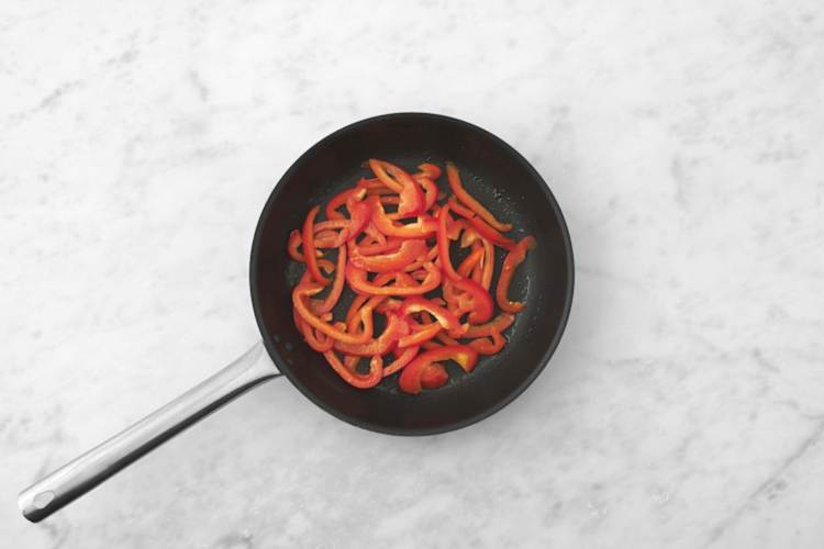 Cook peppers