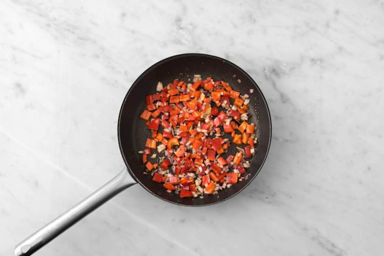 Cook veggies