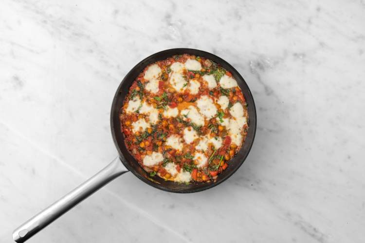 Broil chickpea stew