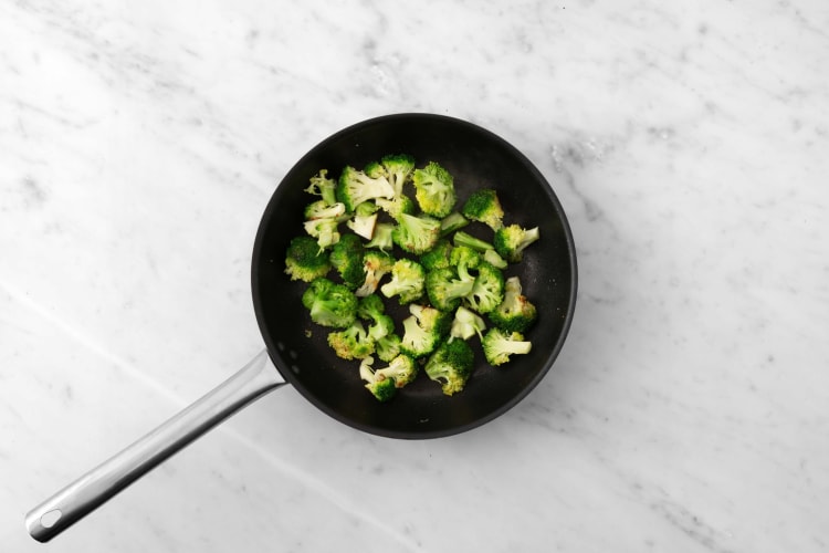 Cook sesame broccoli