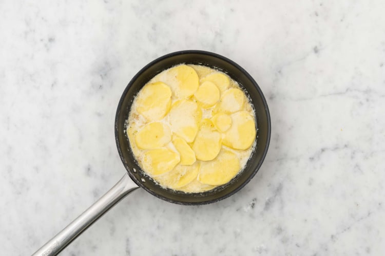 Start scalloped potatoes