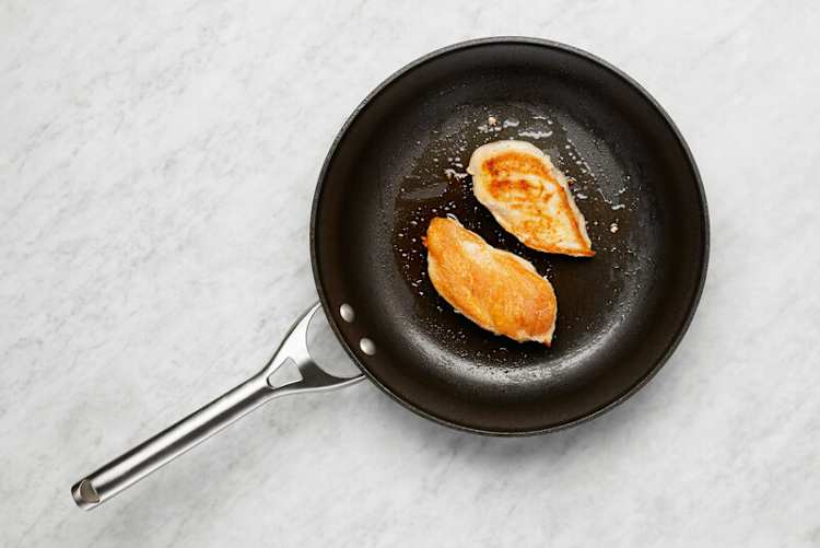 Cook chicken 