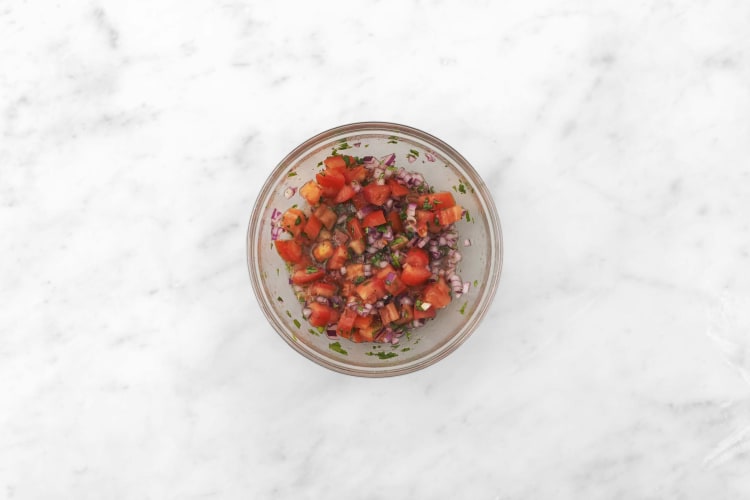 Bland salsa