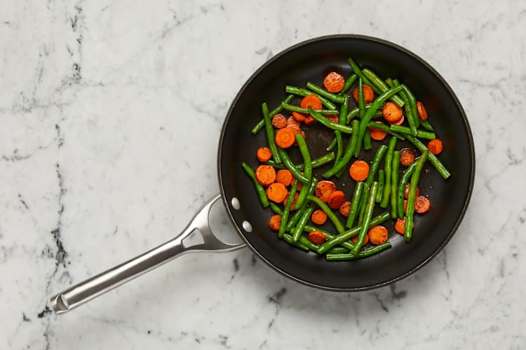 Cook veggies