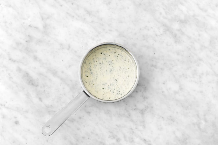 Make tarragon cream