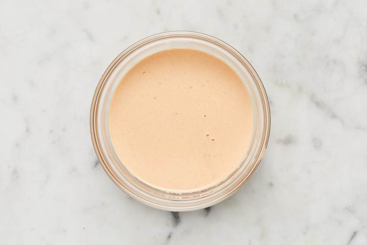 Make burger sauce 
