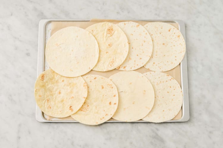 Tortillas aufwärmen