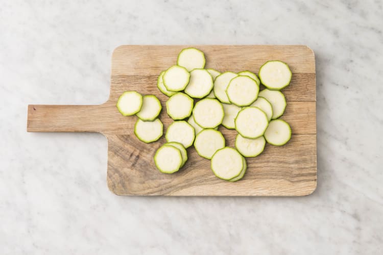 Zucchini zubereiten