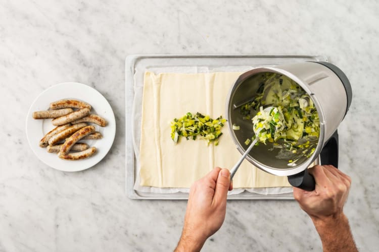 Strudel füllen & backen