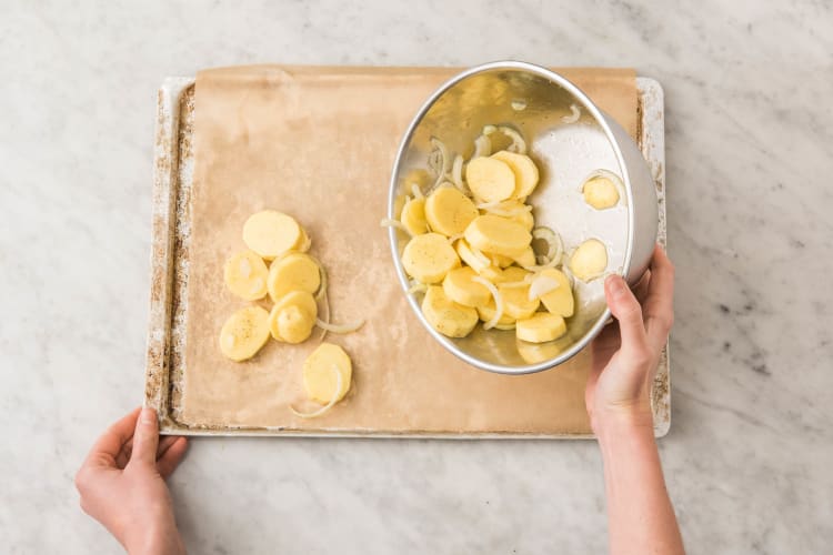 Kartoffeln backen