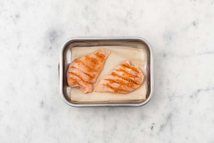 Poulet vorbereiten