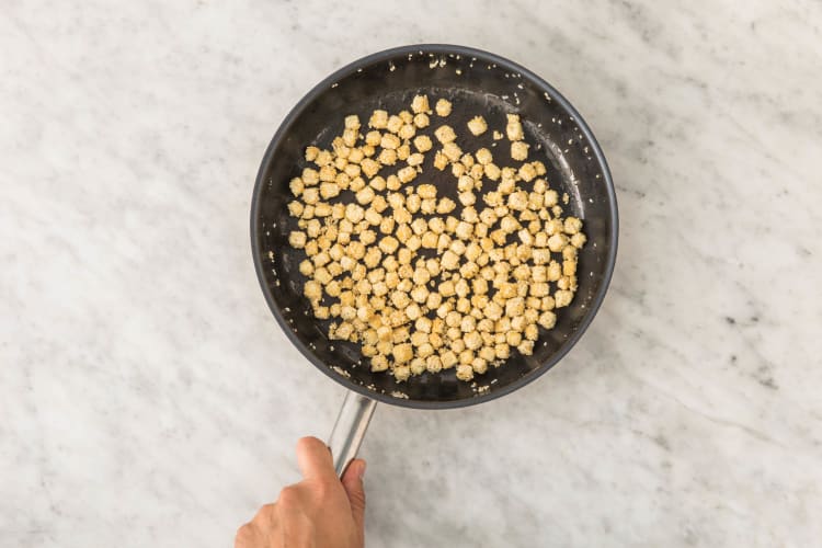 Prep and cook tofu