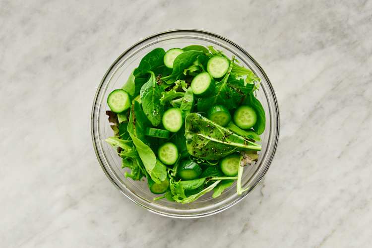 Assembler la salade
