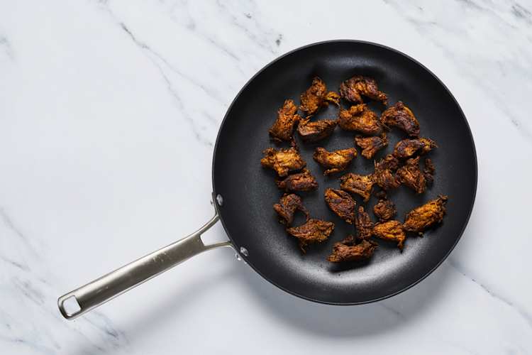 Cook protein shreds