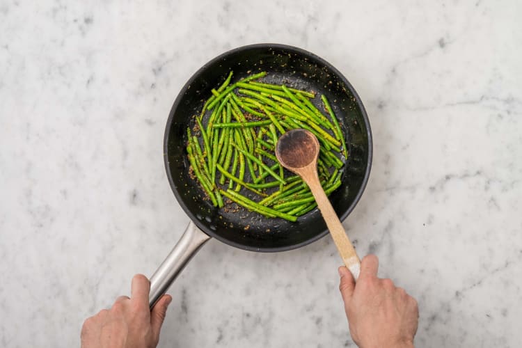 Faire cuire les haricots verts