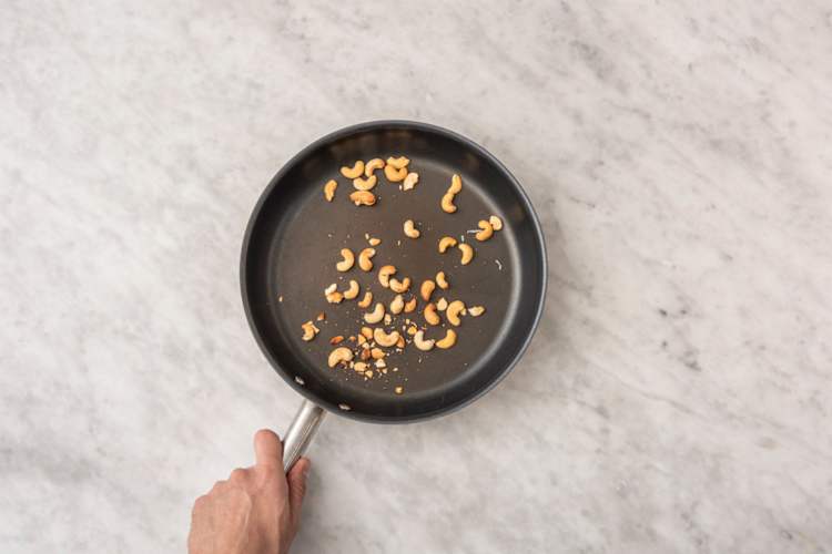 Prep and toast cashews
