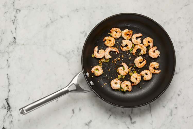 Cook shrimp