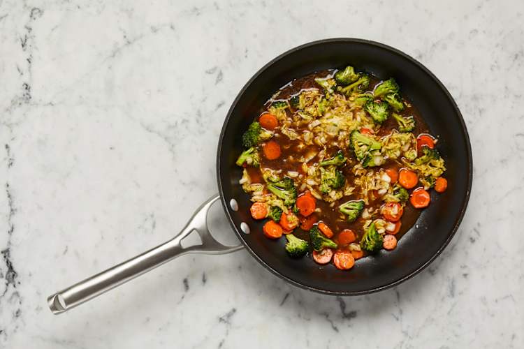 Cook veggies